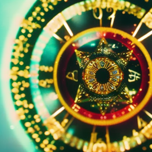 An image showcasing a vibrant kaleidoscope of colors merging with numerical symbols, reflecting the mystical connection between numerology and colors, inspiring readers to harness their power for a more enriched life